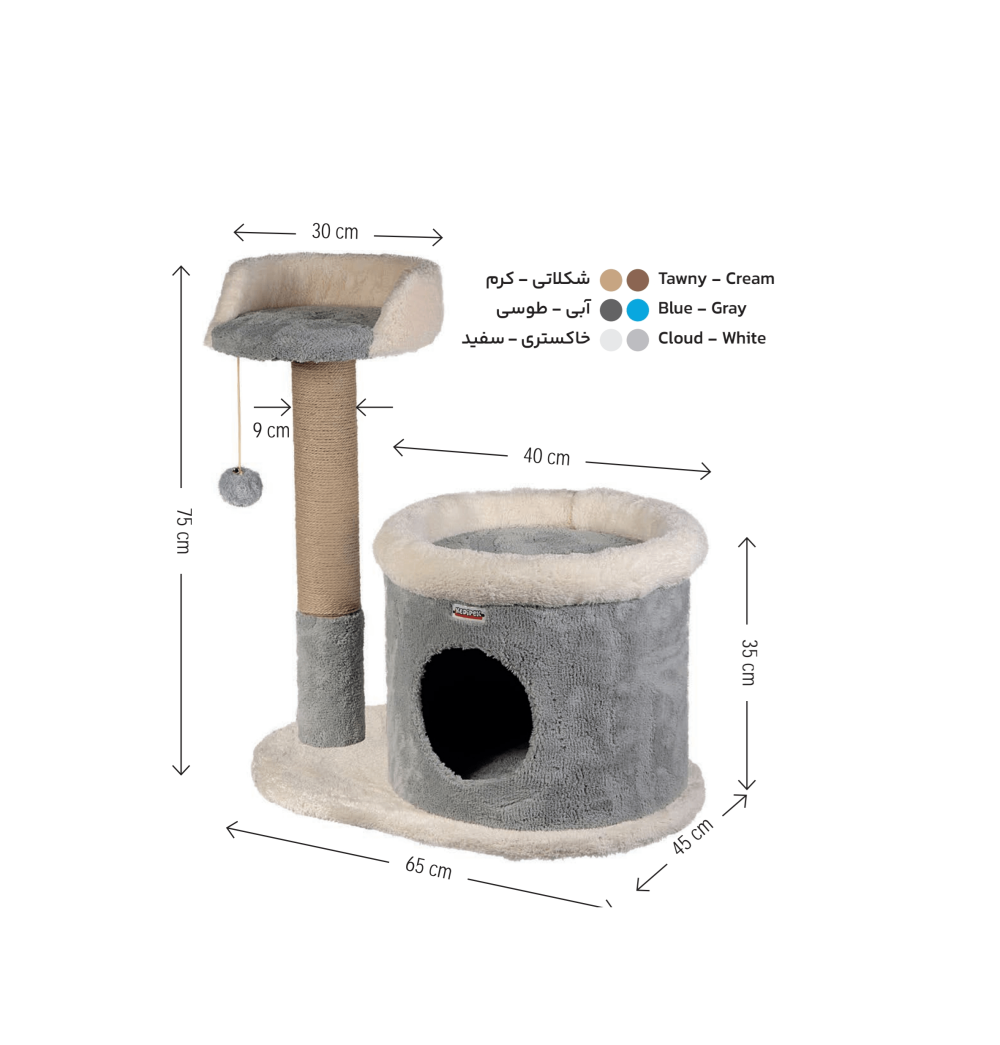اسکرچر، لانه و جای خواب کدیپک مدل بونسای Scratcher Bonsai Design 1 اسکرچر، لانه و جای خواب کدیپک بونسای Scratcher Bonsai Design