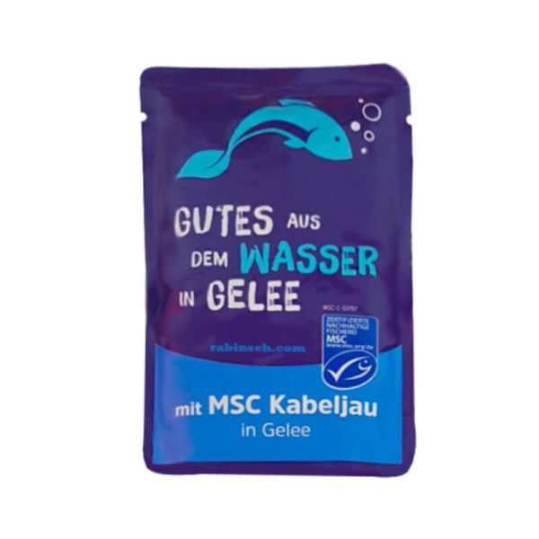 پوچ گربه کوشیدا با طعم ماهی کاد Coshida Water Cod Fish Jelly