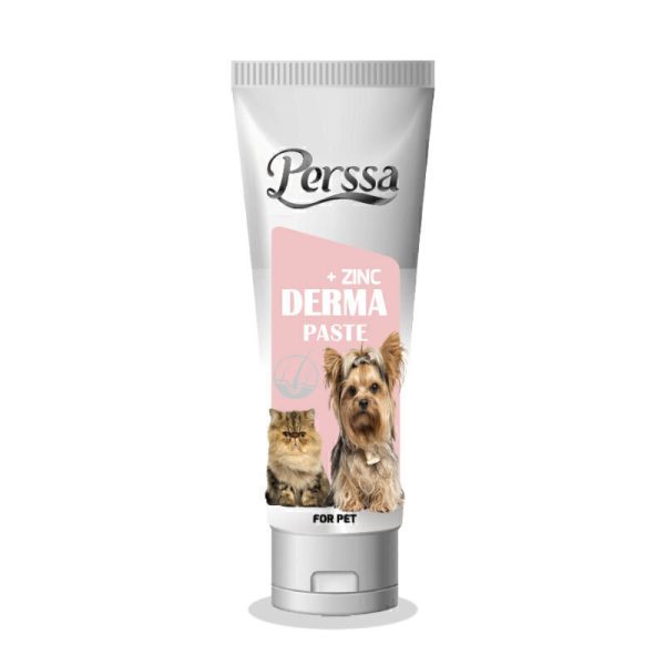 خمیر تقویت کننده پوست و مو سگ و گربه پرسا Perssa Derma Paste