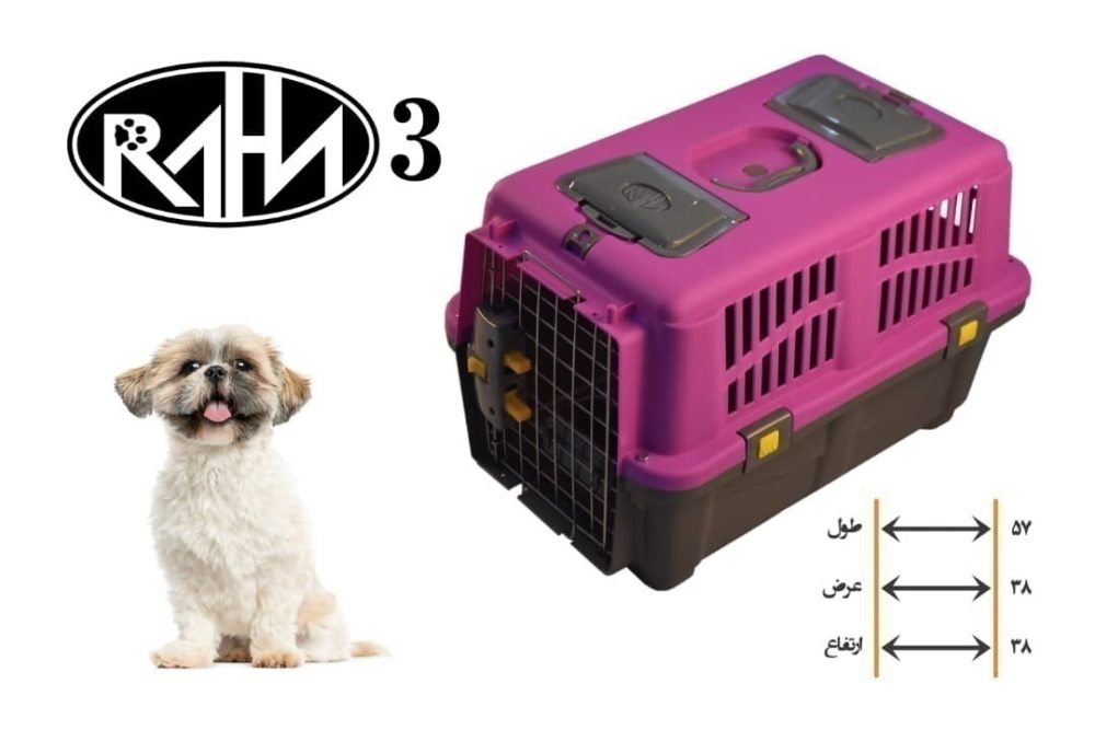 باکس حمل حیوانات سگ و گربه هپی پت طرح رها سایز 3 6 باکس حمل حیوانات سگ و گربه هپی پت طرح رها سایز 3 - Image 6