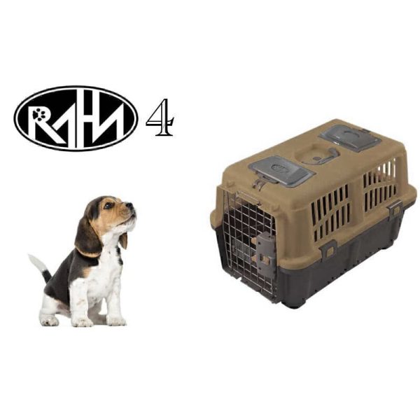 باکس حمل حیوانات سگ و گربه هپی پت طرح رها سایز 4