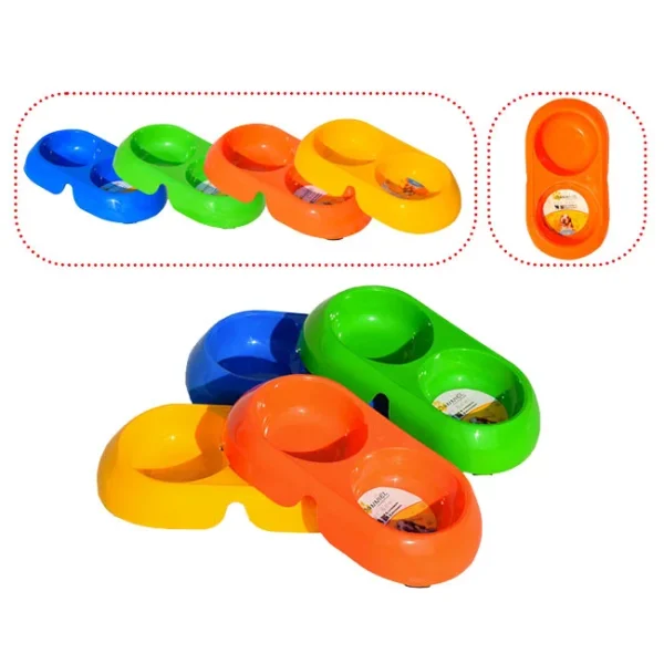 ظرف دوقلو آب و غذا دنیل مدل TWIN (X77)