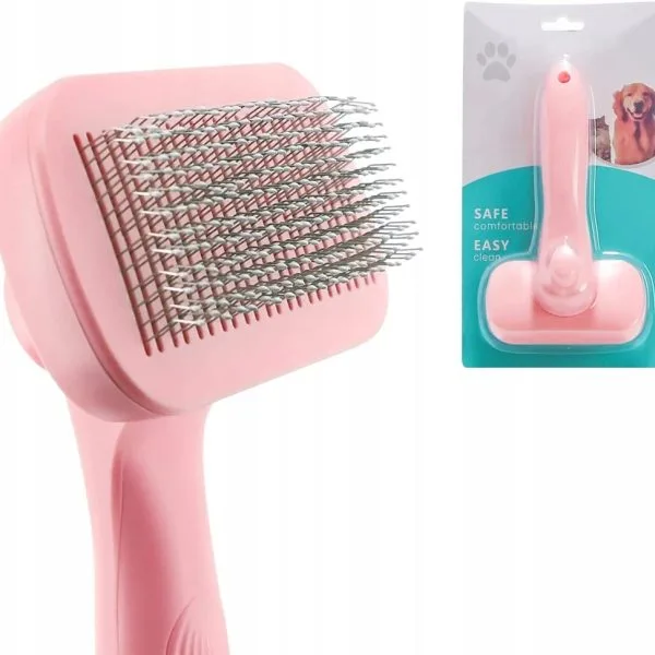 برس حیوانات سگ و گربه با دکمه تخلیه مو PET NEEDLE