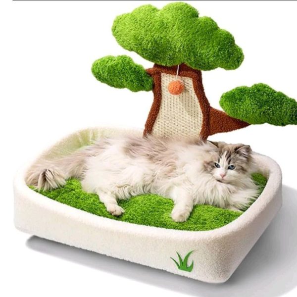 جای خواب اسکرچر دار گربه و سگ مدل گاردن GARDEN