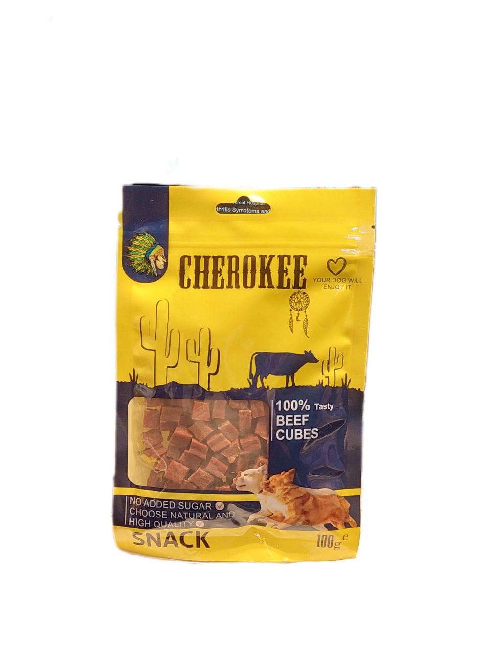 تشویقی سگ چروکی CHEROKEE بلژیکی با طعم گوشت گاو 1 تشویقی سگ چروکی CHEROKEE بلژیکی با طعم گوشت گاو