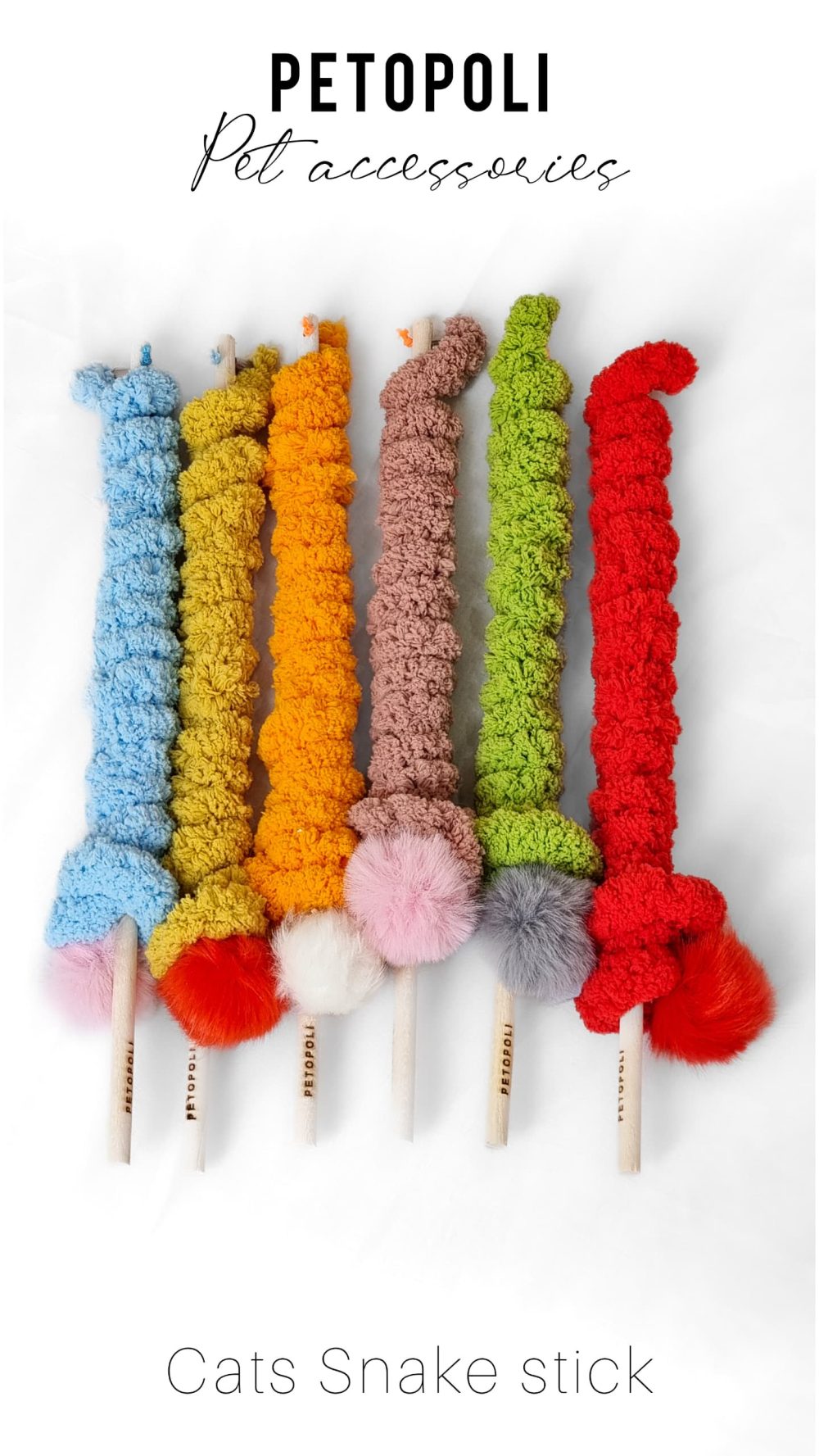 اسباب بازی گربه مدل چوب ماهیگیری دسته چوبی پتوپولی 1 اسباب بازی گربه مدل چوب ماهیگیری دسته چوبی پتوپولی