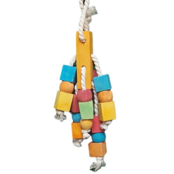 اسباب بازی آویز قفس پرندگان، استوانه و گوی سیوان Civan کد 116