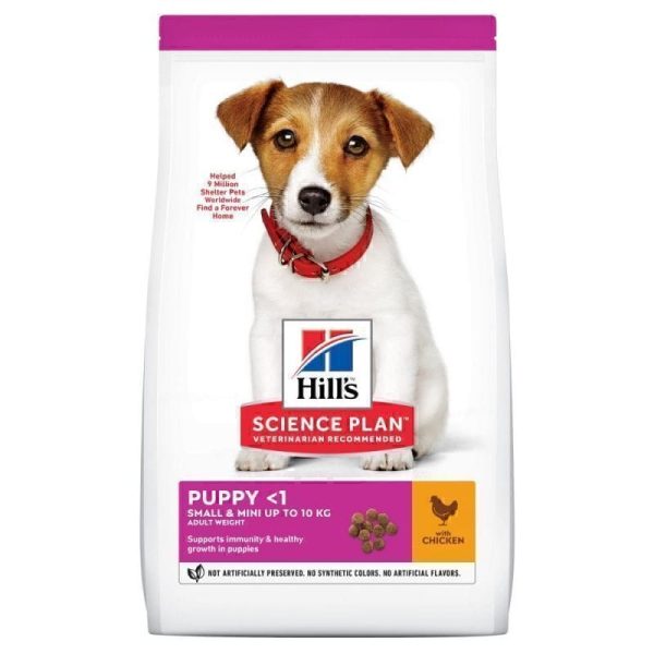 غذا خشک توله سگ نژاد کوچک هیلز با طعم مرغ Hills Puppy Mini With Chicken وزن 1.5 کیلوگرم