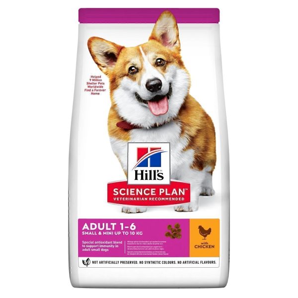 غذا خشک سگ نژاد کوچک هیلز با طعم مرغ Hills Adult Mini With Chicken وزن 1.5 کیلوگرم