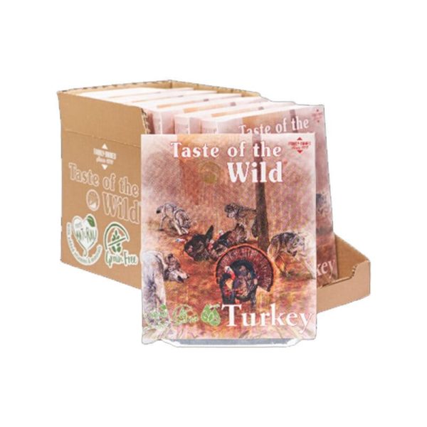 غذا کاسه ای سگ تیست آف د وایلد با طعم بوقلمون و اردک با میوه و سبزیجات Taste Of The Wild Dog Food With Turkey & Duck وزن 390 گرم