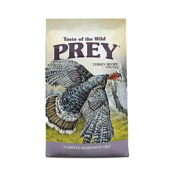 غذای خشک گربه تیست آف د وایلد با طعم بوقلمون Taste Of The Wild Prey Limited Ingredient Recipe Cat Food وزن 2.7 کیلوگرم