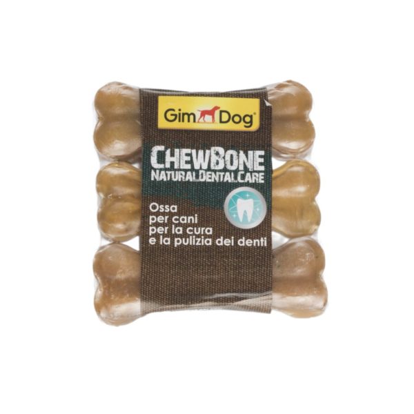 تشویقی سگ استخوانی ژلاتینی چیوبن جیم داگ Gimdog ChewBone سه عددی وزن 60 گرم
