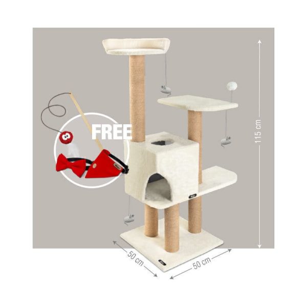 درخت گربه نیناپت مدل L + هدیه Ninapet