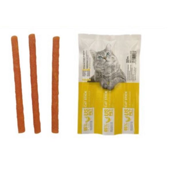 تشویقی مدادی گربه برند یو اس پت US PET طعم مرغ