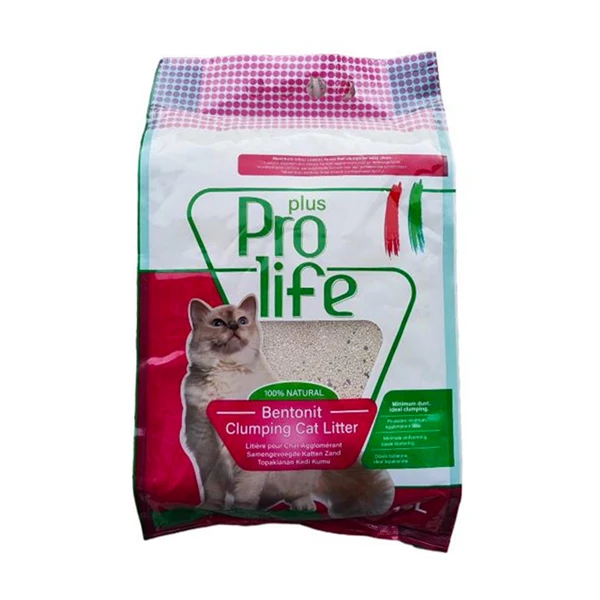 خاک گربه پرولایف pro life مدل کربن دار ۱۰ لیتری (۸ کیلوگرم)