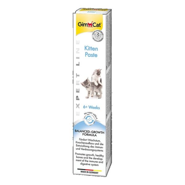 خمیر مالت و مولتی ویتامین بچه گربه جیم کت GimCat Paste Multi Vitamin Kitten وزن 50 گرم