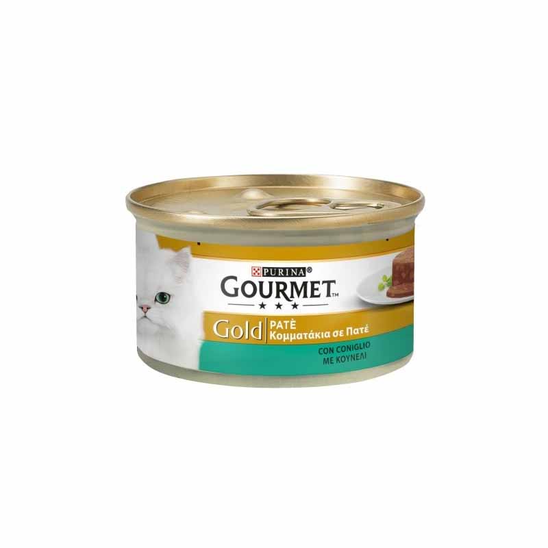 کنسرو غذای گربه گورمت با طعم گوشت خرگوش Gourmet Gold Rabbit وزن ۸۵ گرم 1 کنسرو غذای گربه گورمت با طعم گوشت خرگوش Gourmet Gold Rabbit وزن ۸۵ گرم