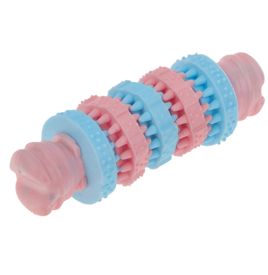 اسباب بازی دندانی چرخشی تشویقی خور سگ پتسا مدل شان PETSA Dental Rubber Dog Toy Shan