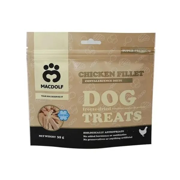 تشویقی جویدنی سگ بالغ مکدلف با طعم فیله ی مرغ Macdolf Adult Dog Treat With Chicken Fillet